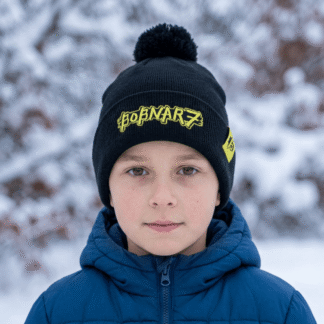 Otroška zimska kapa BOBNAR7 Črna